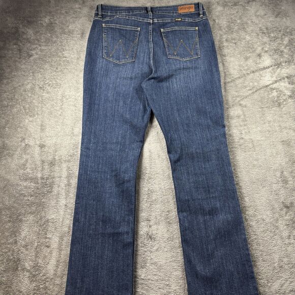 Wrangler Women Jeans High Rise Bold Boot Bootcut Dark Wash 16x32 Tall Long L283 - Picture 4 of 13